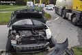 Hrozivo vyzerajúca nehoda v Prešove: Auto narazilo do cisterny, škoda sa vyšplhala na tisíce eur