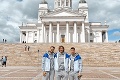 Hokejisti Slovenska si počas voľna na MS vyvetrali hlavy: Helsinki spoznávali na kolobežkách