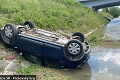 Dopravná nehoda v Prešove: Auto skončilo v rieke, boli v ňom senior a dieťa