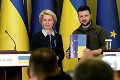 Von der Leyenová je opäť v Kyjeve: Na Ukrajinu prišla rokovať o vstupe krajiny do EÚ