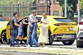 Dieťa za volantom Lamborghini: Takto nabúral Affleckov syn! Fotky hovoria za všetko