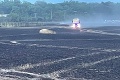 Ďalší obrovský požiar! Oheň už zničil niekoľko hektárov obilia: Vietor to len zhoršuje