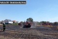Polícia vyšetruje rozsiahly požiar vo Vajnoroch: Zničených je niekoľko hektárov poľa