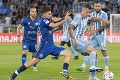 Slovan nevyužil dlhočiznú presilovku: Do gruzínskej odvety sa pôjde bez gólov