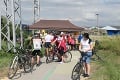 Prešovčania sa po rokoch dočkali vytúženej trasy pre cyklistov: Problémovú cykloželezničku pri Prešove konečne otvorili