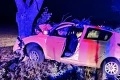 Vážna nehoda pri Senci: Mladá vodička vyletela z cesty, pohľad na auto hovorí za všetko