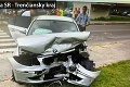 Vodič zavinil v Bánovciach nad Bebravou dve nehody: Nezodpovednosť sa mu kruto vypomstila