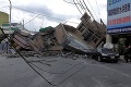 Taiwan zasiahlo silné zemetrasenie: Hlásia obeť aj ranených, zábery zachytávajú skazu