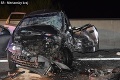 Škaredá nehoda pri Zlatých Moravciach: Auto skončilo úplne zdemolované, vodič († 68) nemal žiadnu šancu