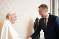 Vzácne stretnutie: Pápež František prijal prezidenta GLOBSECu Róberta Vassa vo Vatikáne