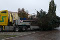 Prešov už zdobí vianočný stromček, od výrubu po inštaláciu prešli tri hodiny: Kto mestu daroval 15-metrový smrek?