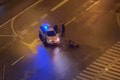 Bizarná nehoda mužov zákona v Petržalke: Nechali policajti motorkára po búračke odísť, či ušiel? Video ako dôkaz!