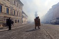 Desivý požiar v historickom centre Banskej Štiavnice: Obavy o vzácne predmety! Autentické zábery