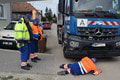 Šialená nehoda v Piešťanoch: Smetiarske auto zrazilo chodkyňu! Skončila v nemocnici