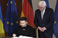 Zelenskyj sa v paláci stretol s nemeckým prezidentom: Pozrite, čo napísal do návštevnej knihy!