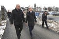 Most v Kežmarku po rokoch opäť v prevádzke: Na kontrolnom dni nechýbal ani minister dopravy