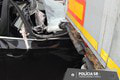 Auto vpálilo do kamióna: Vodič unikol smrti len o vlas! Hrôzostrašné FOTO nehody