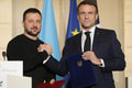 Zelenskyj a Macron v Paríži podpísali dohodu: Pomoc pre Ukrajinu za miliardy