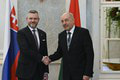 Pellegrini sa u maďarského prezidenta dočkal vzácnej pocty: Padli slová o dobrých susedoch