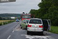 FOTO Hrozný pohľad na cestu v Novom Meste nad Váhom: Pri nehode sa zranila žena a 5-ročné dieťa!