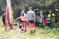 Kuriózna nehoda v Bratislave: Policajné auto skončilo PREVRÁTENÉ! Čo sa tam stalo?