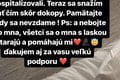 ŠOK! Kövešová po prepustení do domácej liečby: Opäť hospitalizovaná v NEMOCNICI!