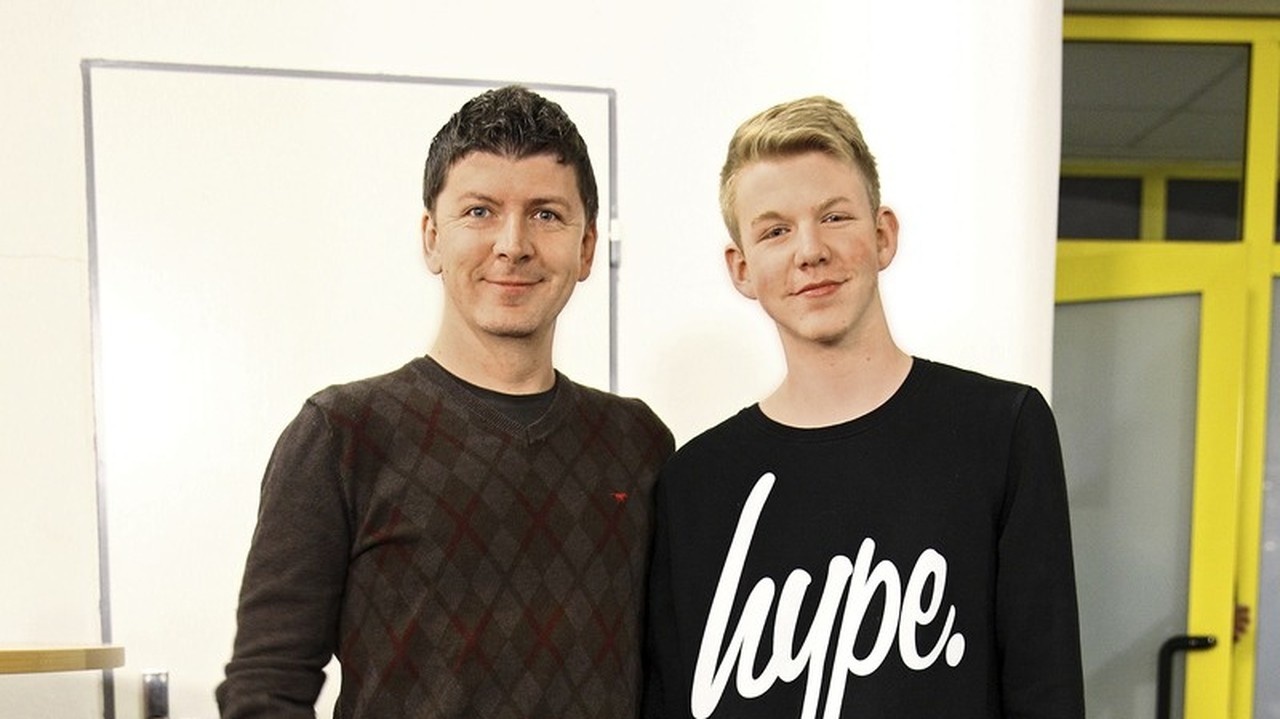 Otec a syn: Michal (17) študuje masmediálnu komunikáciu a chce byť hiphopovým artistom.