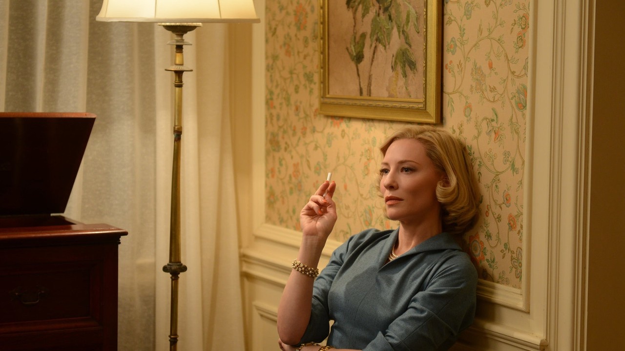 Cate Blanchett v dráme Carol.