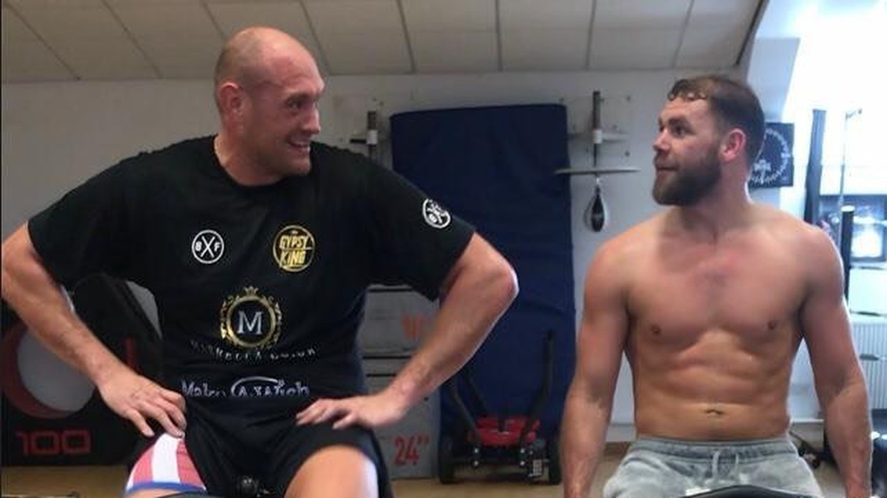 Saunders s cigánskym kráľom Tysonom Furym.