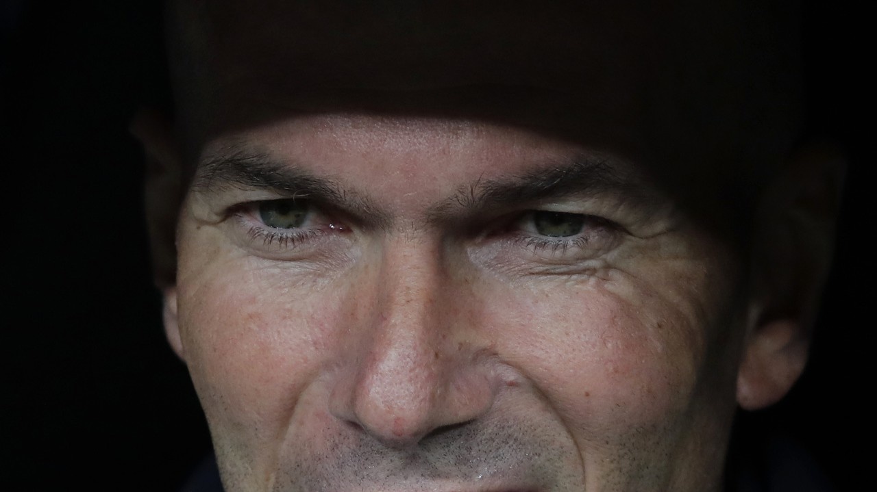 Na snímke tréner Realu Zinedine Zidane.
