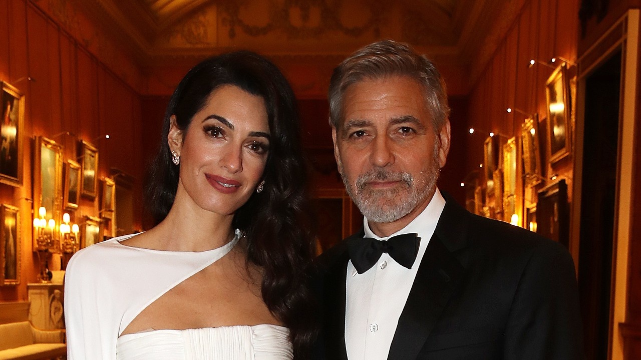 George Clooney s manželkou Amal.