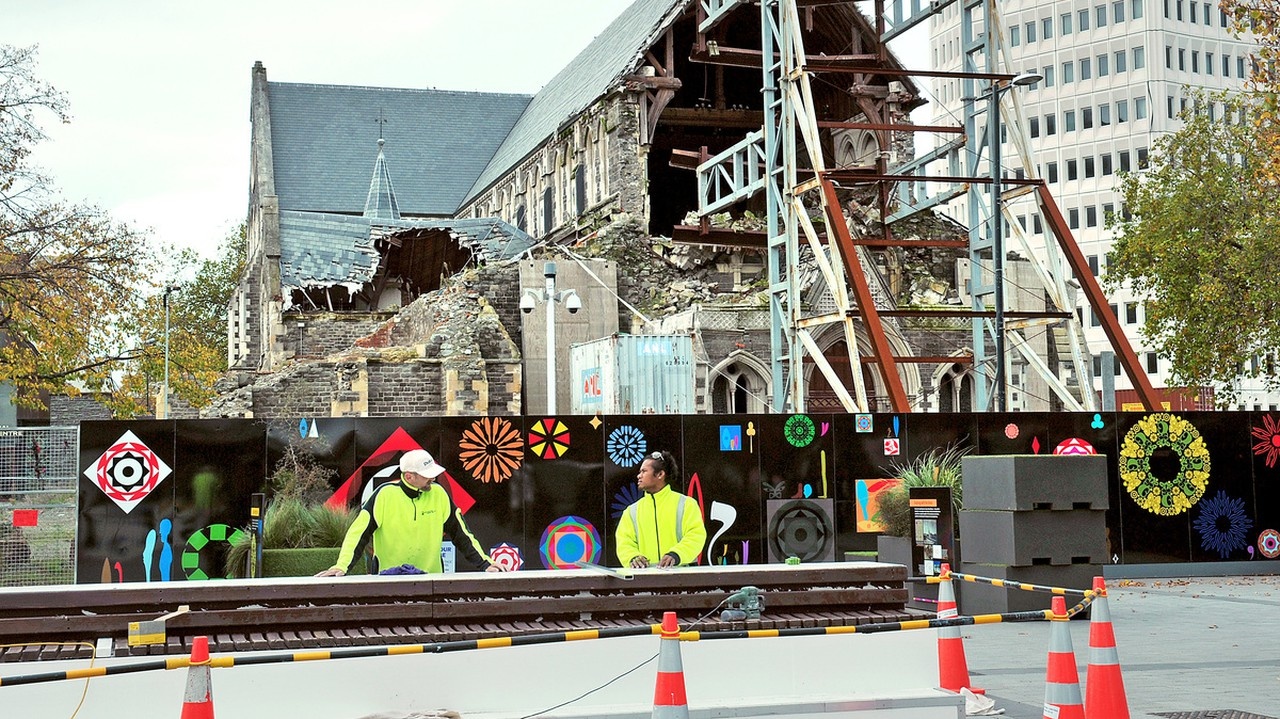 Katedrálu v Christchurch poškodilo zemetrasenie.