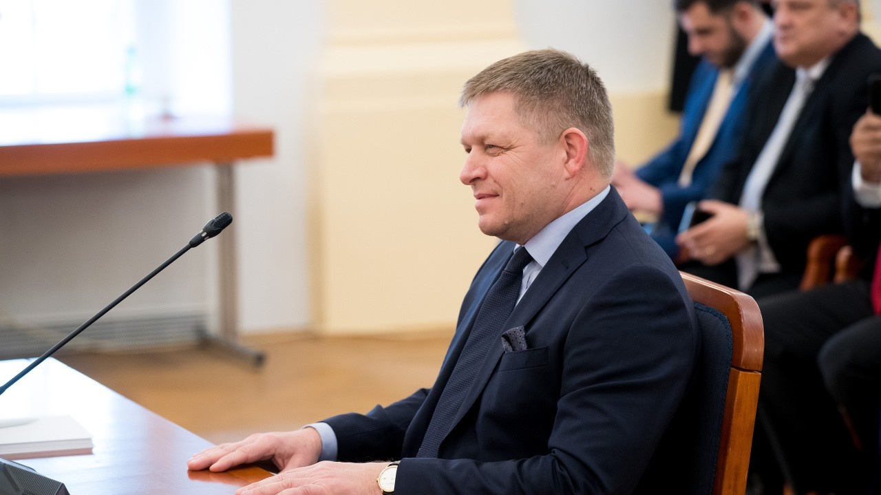 Robert Fico pred Ústavnoprávnym výborom NR SR.