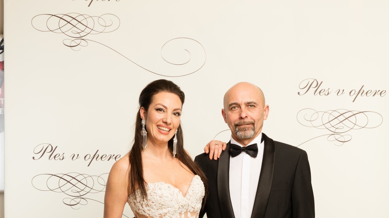 Speváčka Katarína Hasprová a jej partner Ivan Béla Vojtek