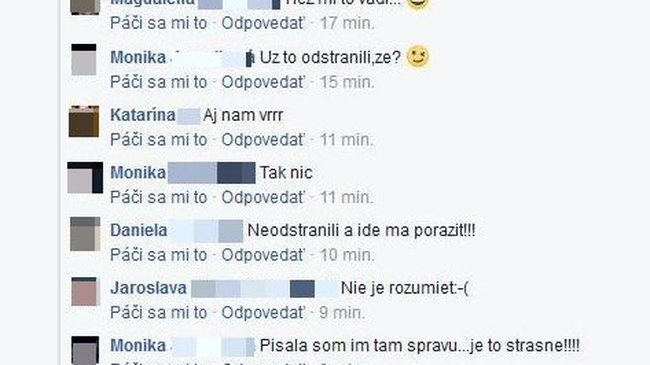 Reakcie divákov na zvláštne zvuky v relácii Baby Boom.