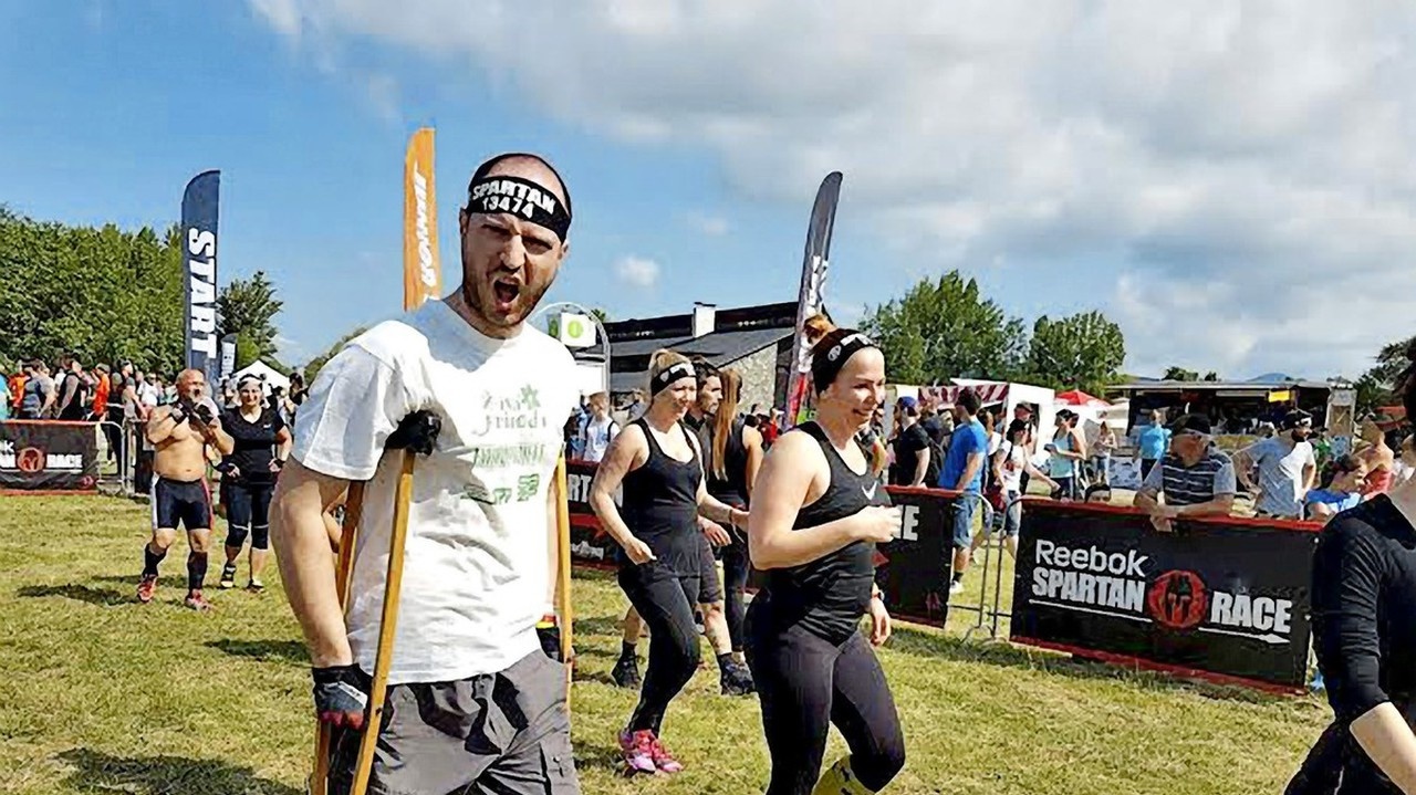 Maroš sa do boja na Spartan Race pustil s veľkým odhodlaním.