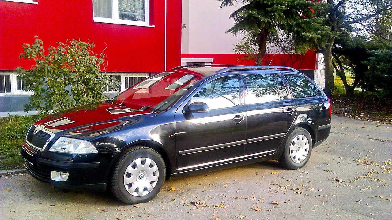 Pred požiarom: Škoda Octavia nášho čitateľa pred dovolenkou.