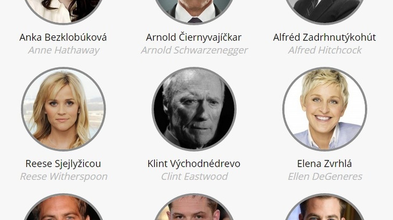 Prekladom hviezdnych mien vznikajú skvosty.