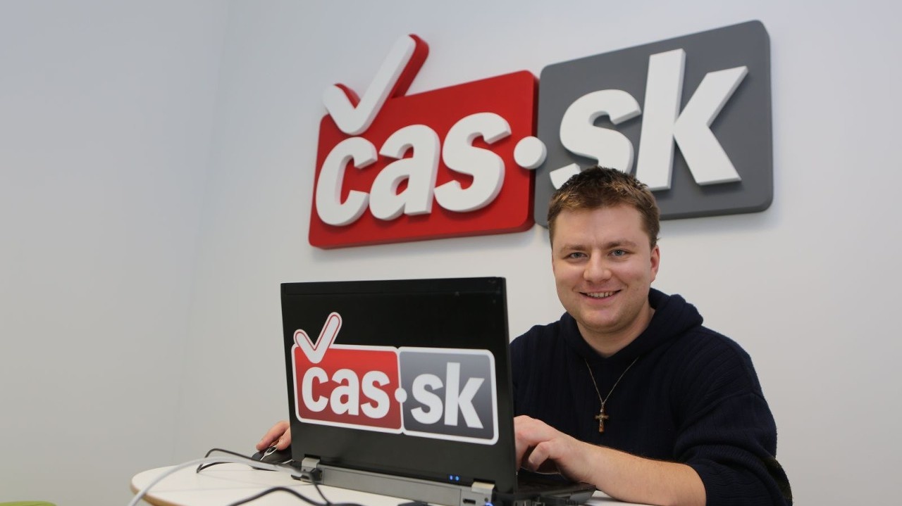Víťaz Talentu Miroslav Sýkora počas online rozhovoru na Čas.sk.