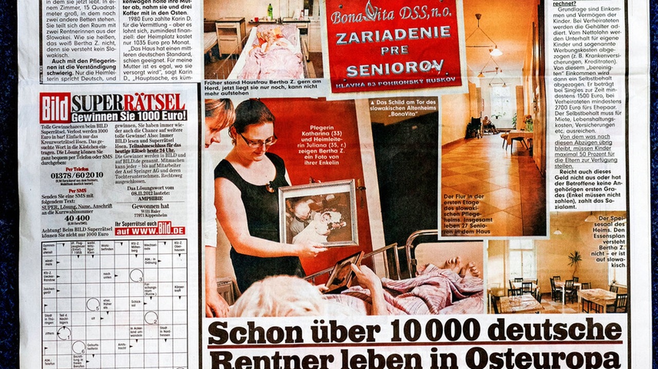 Bertha sa objavila aj v nemeckej tlači.