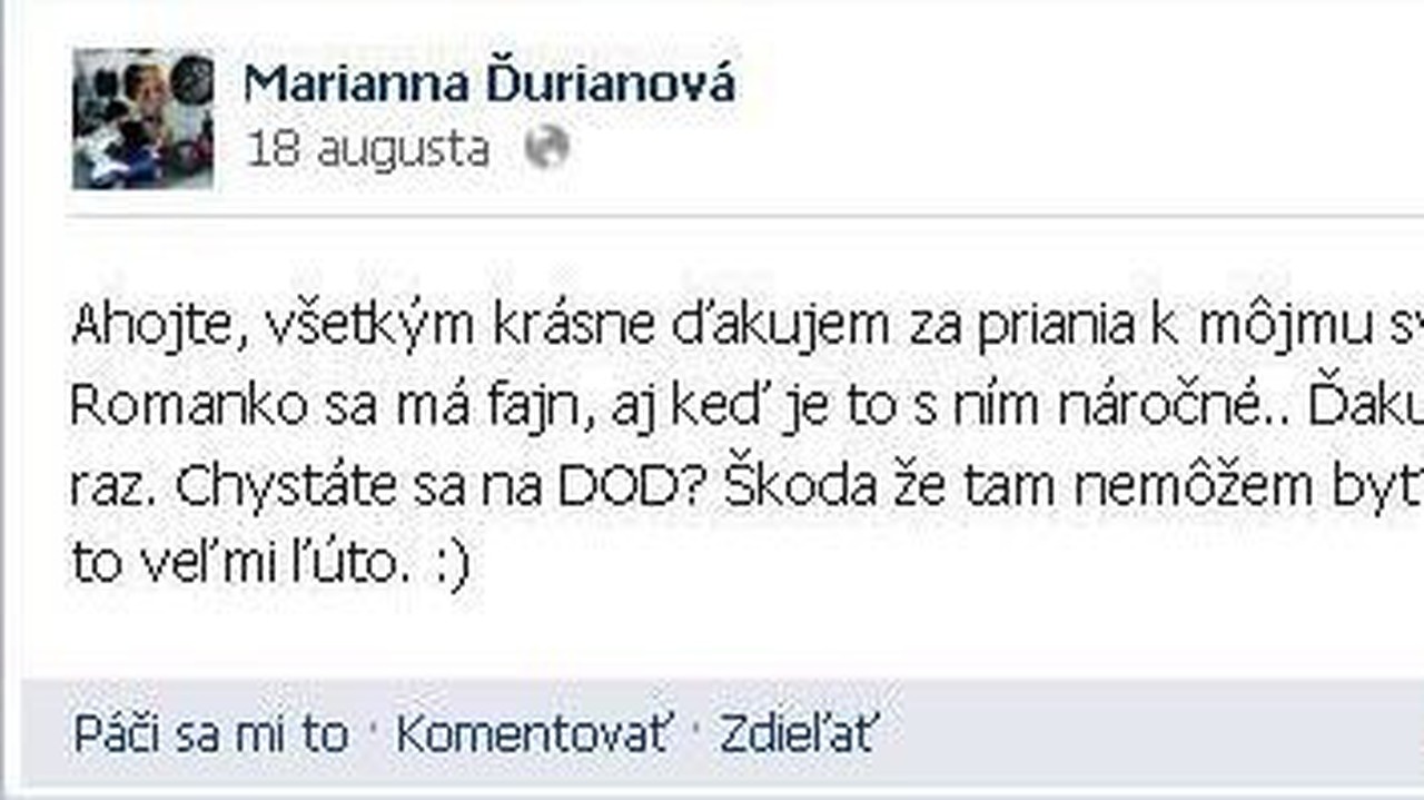 Moderátorka Ďurianová verí, že klamára, ktorý sa za ňu na facebooku vydáva, odhalia jej fanúšikovia čo najskôr.
