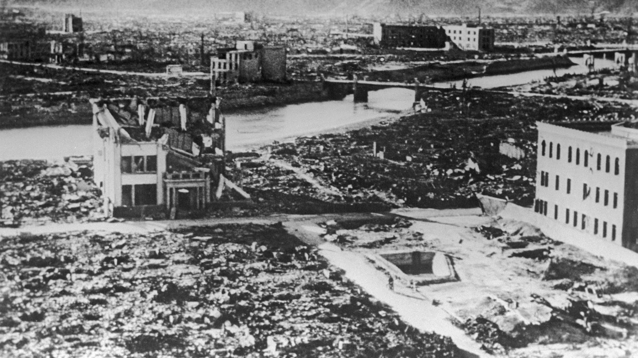 Takto vyzerala Hirošima po zničení atómovou bombou v roku 1945.