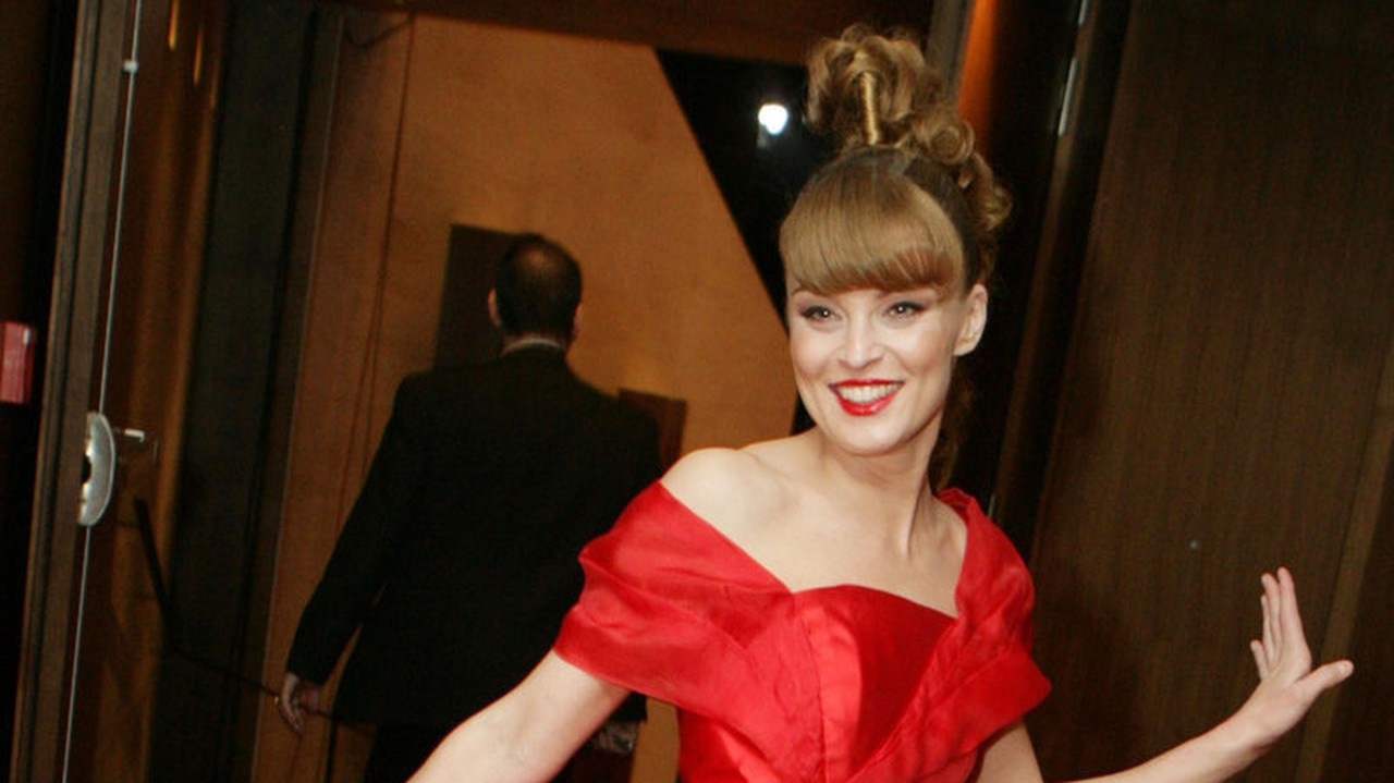 Elena Podzámska počas galavečera OTO 2009.