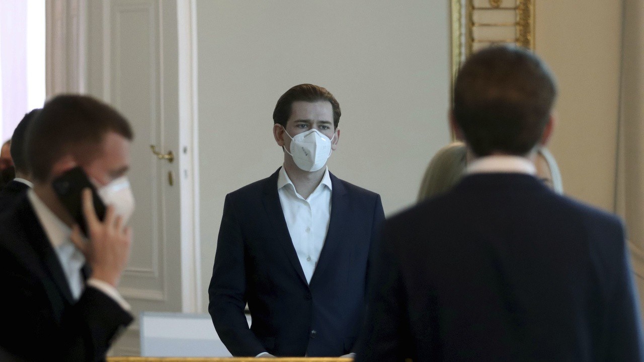 Rakúsky kancelár Sebastian Kurz.