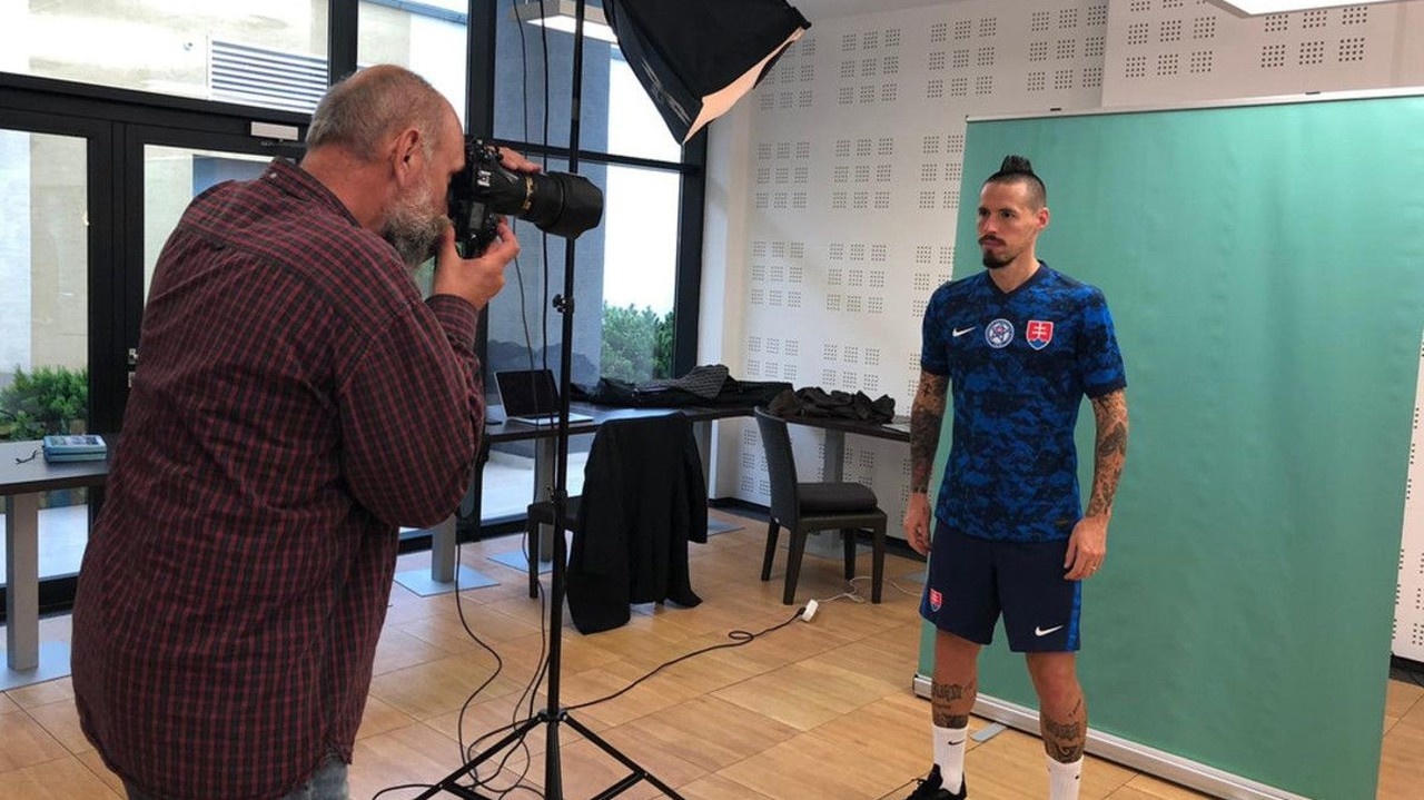 Kapitán Hamšík v novom drese.