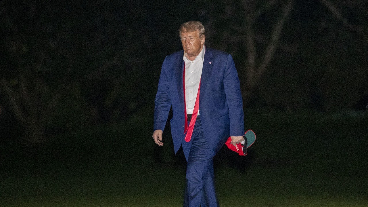 Washington: Donald Trump po príchode z kampane v Tulse