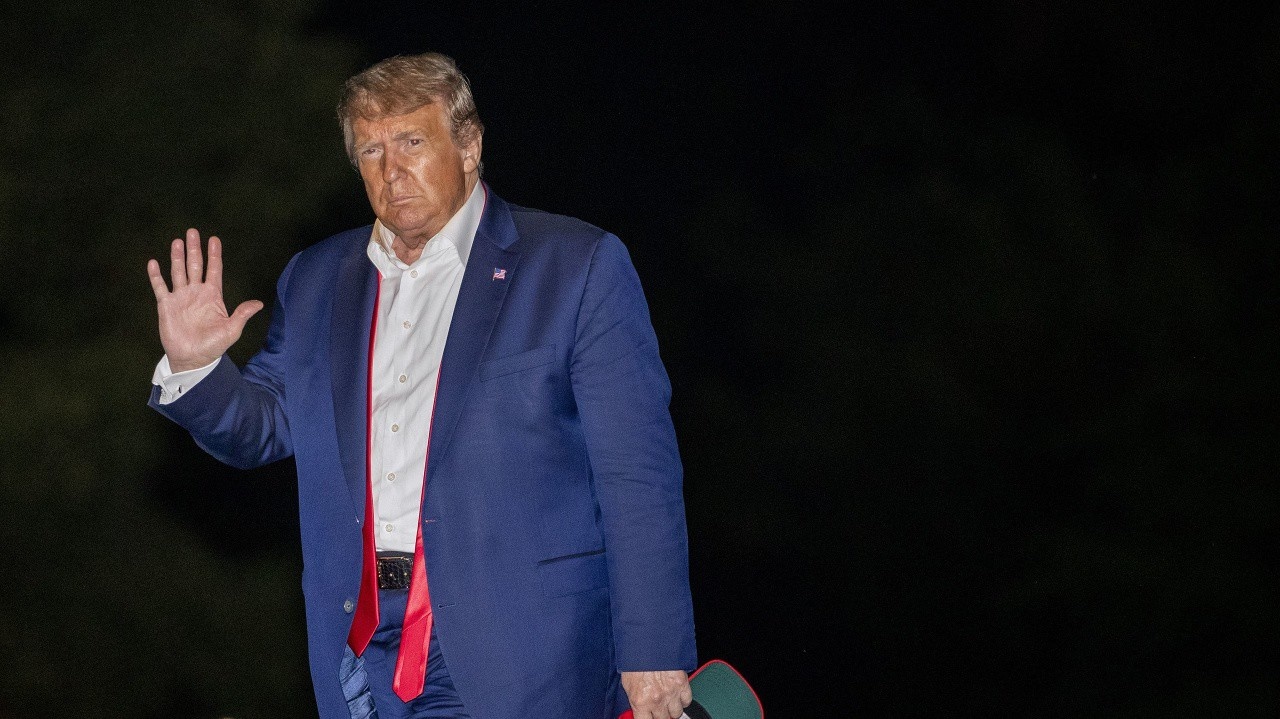 Washington: Donald Trump po príchode z kampane v Tulse