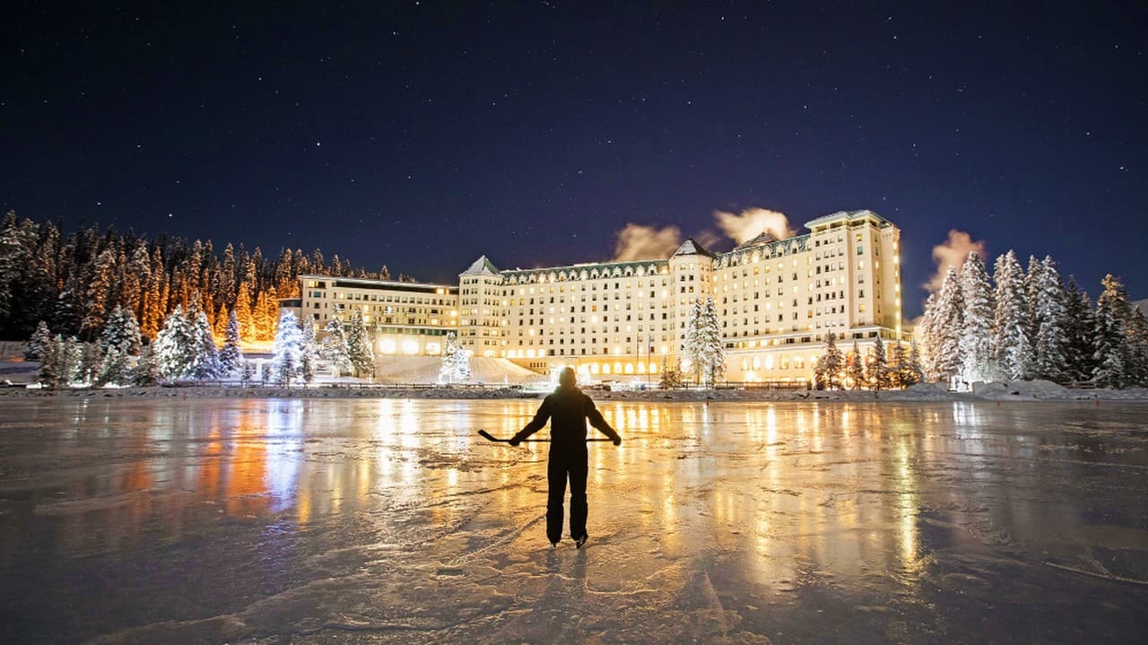 Nacvičovali aj na jazere Louise, ktoré lemuje rovnomenný hotel.