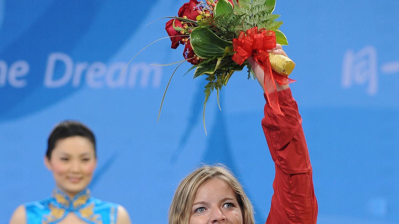Takto sa Alena tešila zo striebra na paralympiáde v Pekingu v roku 2008.