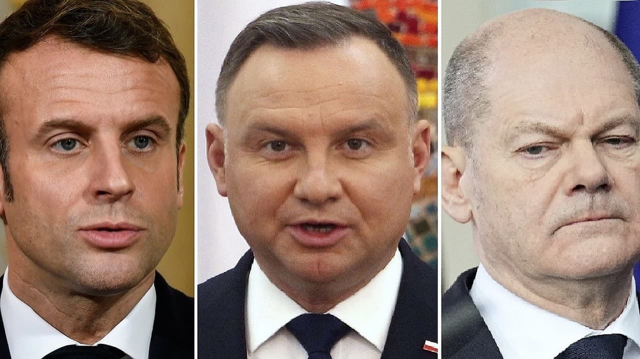 Polski prezydent prosi Scholza i Macrona o debatę z Putinem: Czy ktoś tak rozmawiał z Hitlerem?